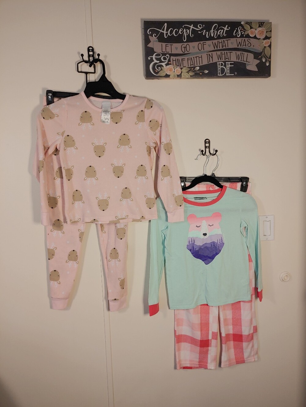 2 Pair M/L 10-12 Jellyfish, Eddie Bauer Adorable Long Sleeve Pajama Sets